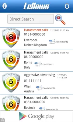 tellows android App screenshot 0